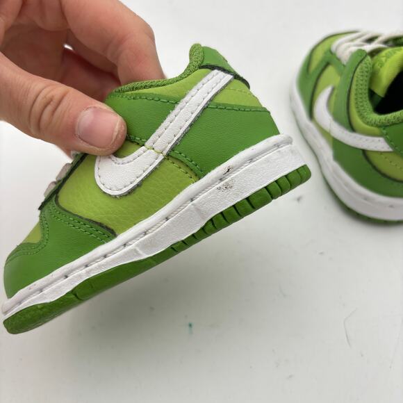 Nike Dunk Low Chlorophyll Shoes Sneakers Baby 2C 6 Months - Picture 12 of 12
